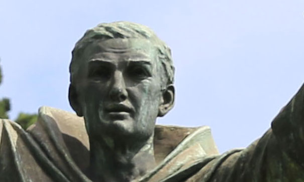 Statue of Junípero Serra in Golden Gate Park in San Francisco. By Pimpinellus [CC BY-SA 4.0 (http://creativecommons.org/licenses/by-sa/4.0)].