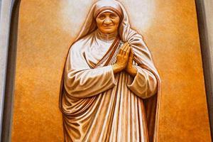 Blessed Mother Teresa painting at the Basilica of St. Sebastian Outside the Walls in Rome