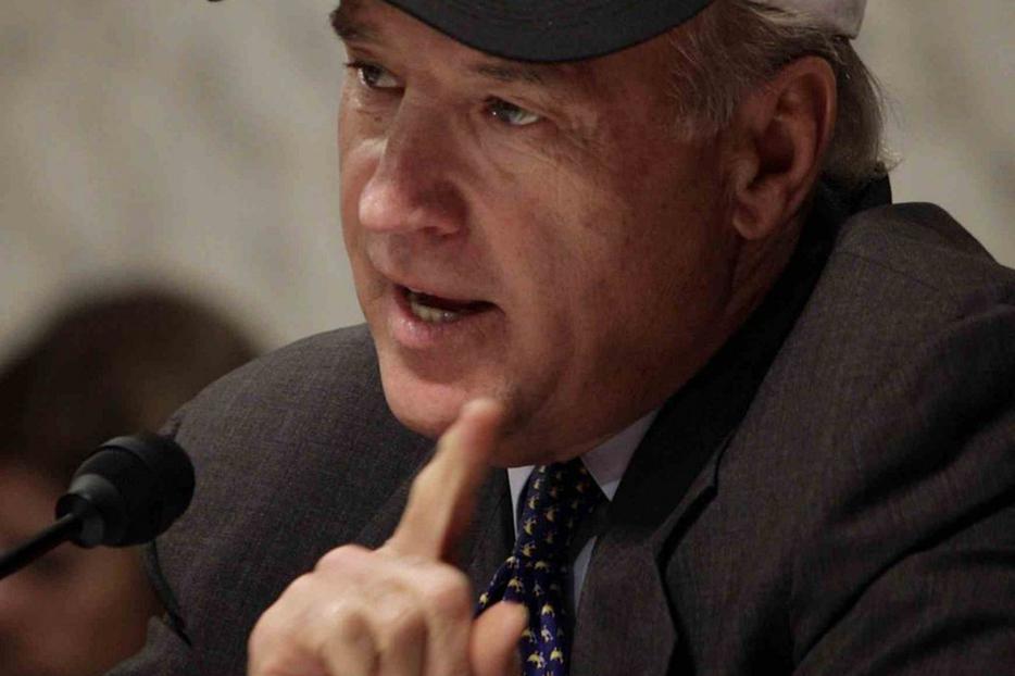 Sen. Joe Biden at Samuel Alito's 2005 confirmation hearings.