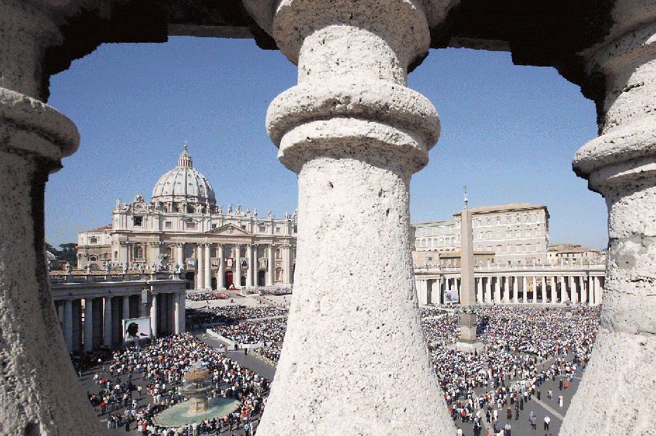 Oct. 12 canonization Mass at St. Peter's Square in the Vatican.