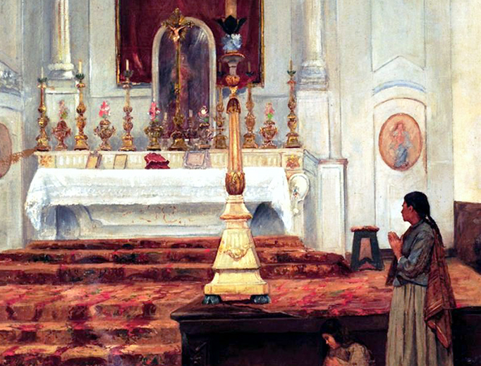 Antônio Parreiras, “Prayer” (1904)