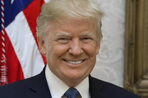 Official portrait of Donald Trump, Oct. 6, 2017.

