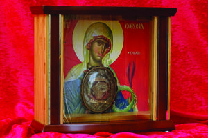 The relic of St. Corona will be displayed alongside a relic of her husband, St. Victor, at Sacred Heart Byzantine Catholic Church in Livonia, Michigan. There will be a two-hour devotion on the last Saturday of every month, beginning Sept. 26.