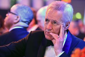 “Jeopardy!” host Alex Trebek attends the 2016 USO Gala in Washington, D.C., Oct. 20, 2016.