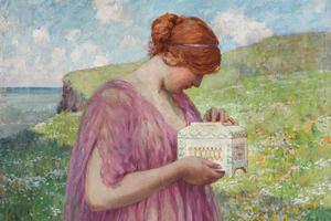 George Hitchcock [1850-1913], “Pandora”