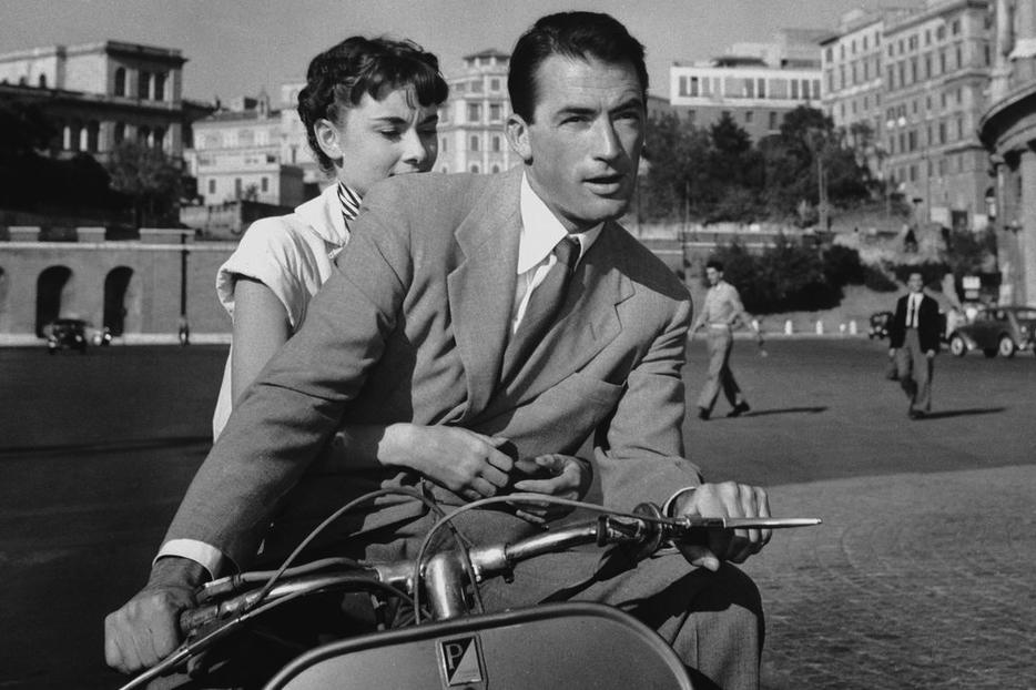 Audrey Hepburn and Gregory Peck star in ‘Roman Holiday.’