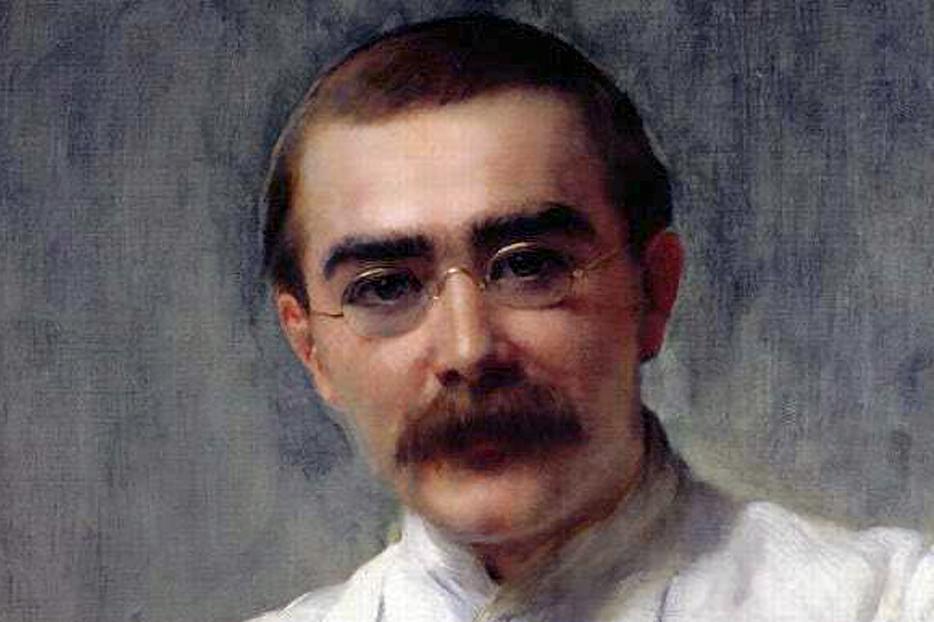 John Collier [1850-1932], “Portrait of Rudyard Kipling”