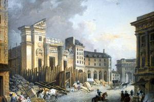 Pierre-Antoine Demachy, “Destruction of the Church of Saint-Barthélemy (by the Revolutionaries),” 1791