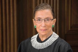 The late Supreme Court Justice Ruth Bader Ginsburg in her official Supreme Court portrait.