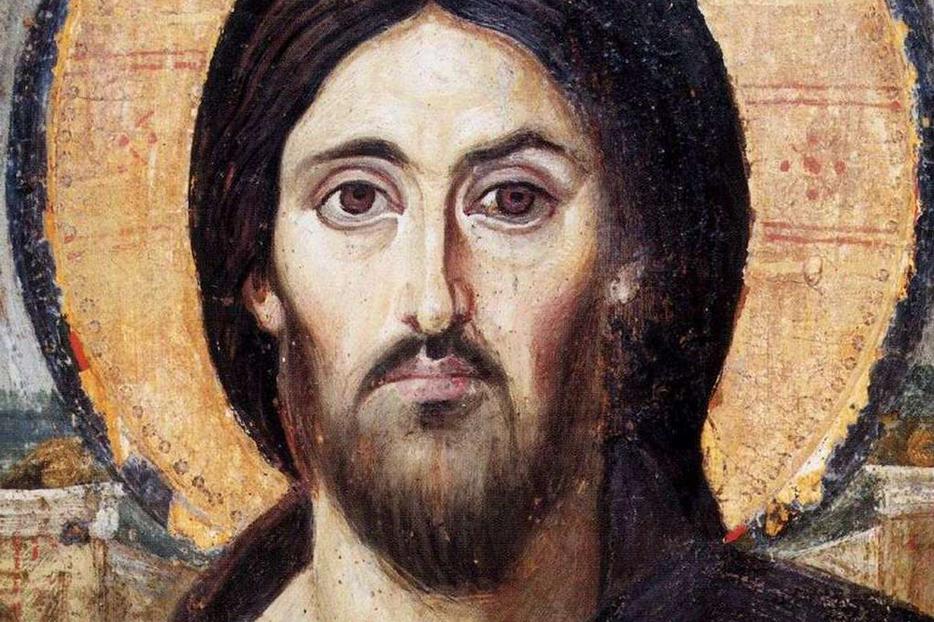 Christ the Saviour (Pantokrator), a 6th-century encaustic icon from Saint Catherine's Monastery, Mount Sinai.