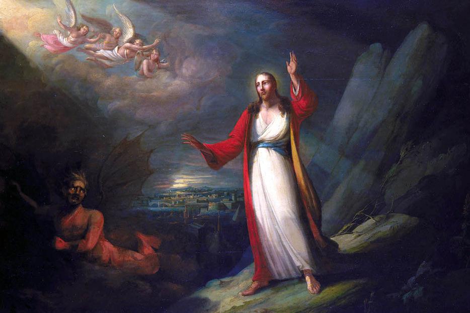 John Ritto Penniman, “Christ Tempted by the Devil,” 1818