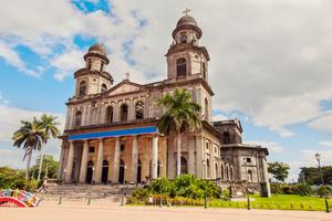 Old Cathedral of Managua in Nicaragua.