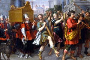 Pieter van Lint, “King David Dances Before the Ark of the Covenant,” c. 1650