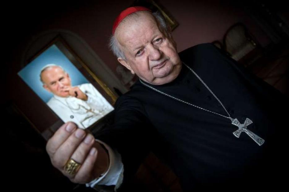 Cardinal Stanisław Dziwisz, pictured in Kraków, Poland, March 4, 2016. Credit: Mazur/catholicnews.org.uk.