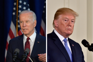 Presidential Democratic nominee Joe Biden (l) and Republican President Donald Trump have different approaches to how best to address racial disparities.