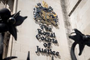 The Royal Courts of Justice, London.