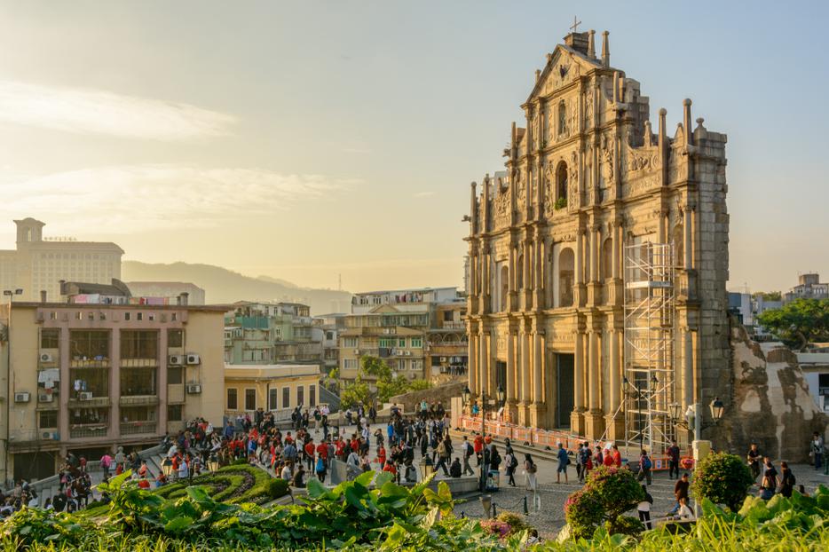 Ruins of Saint Paul's Church in Macau, China.