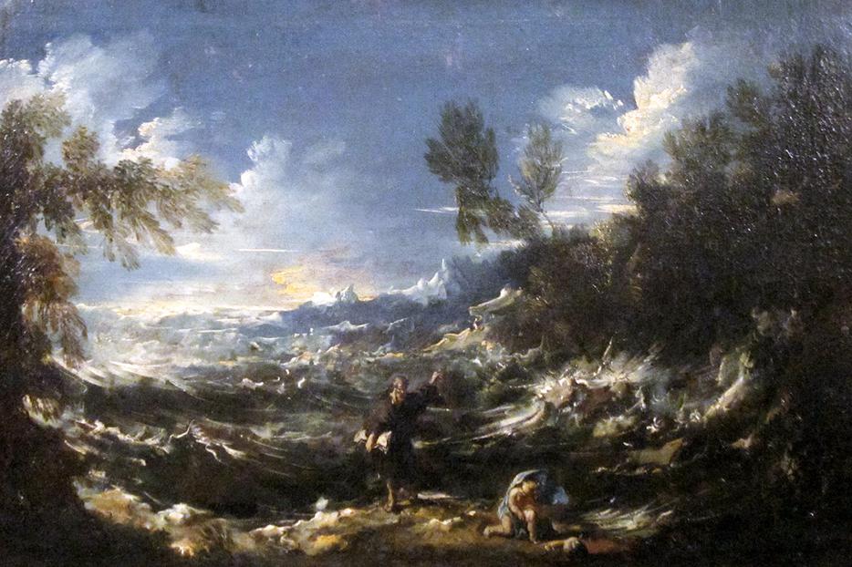 Alessandro Magnasco, “St. Augustine at the Seashore,” c. 1740