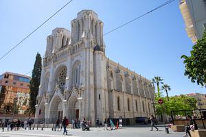 Notre-Dame de Nice, the site of an Oct. 29, 2020 terrorist attack.