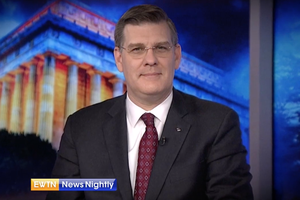 Andrew Walther appears on ‘EWTN News Nightly’ March 2, 2020.