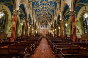 St. Mary Church in New Haven, Connecticut, has undergone a renovation-restoration.
