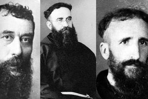 L to R: Blessed Joan Romeu Canadell, Blessed Jaume Baríau Martí, Blessed Josep Domènech Bonet