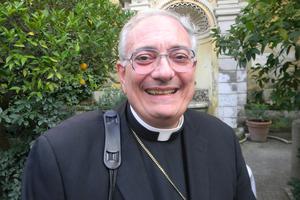 Bishop Nicholas DiMarzio of Brooklyn was part of the New York delegation's ad limina visit to the Holy See on Nov. 29, 2011.