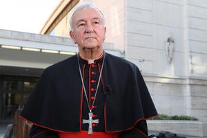 Cardinal Vincent Nichols at the Vatican before the start of a session of the Synod on the Family, Oct. 10, 2014.