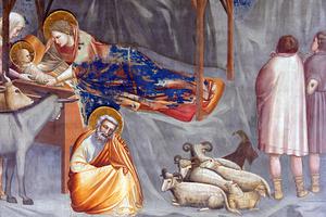 Giotto di Bondone, “The Nativity of Jesus” [Scrovegni Chapel, Padua], 1303