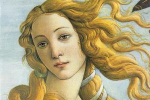 Sandro Botticelli, “The Birth of Venus (detail),” 1485