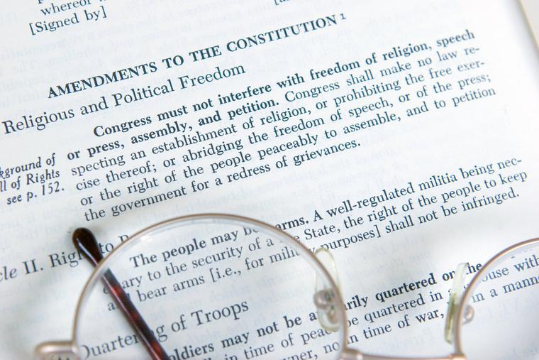 The First Amendment enshrines religious freedom in the Constitution.