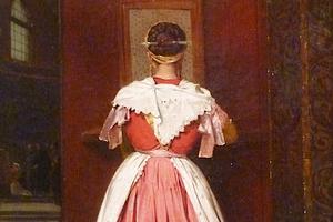 Guillaume Bodinier, “Paysanne de Frascati au confessional,” 1826