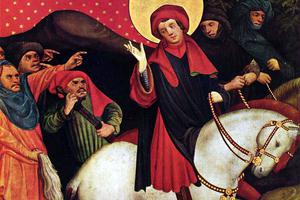 Master Francke, “Mocking of St. Thomas of Canterbury,” 1426