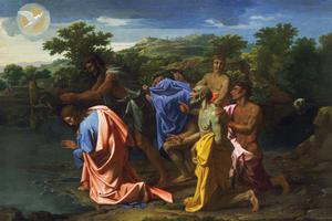 Nicolas Poussin, “The Baptism of Christ,” c. 1658