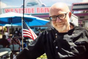 Deacon Lou Aaron at his Westside Drive-In in Boise, Idaho