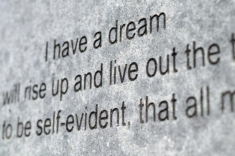 The Memorial Tree Grove in honor of Dr. Martin Luther King, Jr., is seen at Kenneth Hahn State Recreation Area on Jan. 17 in Los Angeles, California.
Emma McIntyre