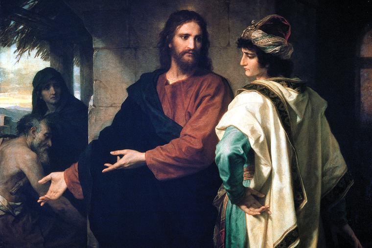 Heinrich Hofmann, “Christ and the Rich Young Ruler,” 1889