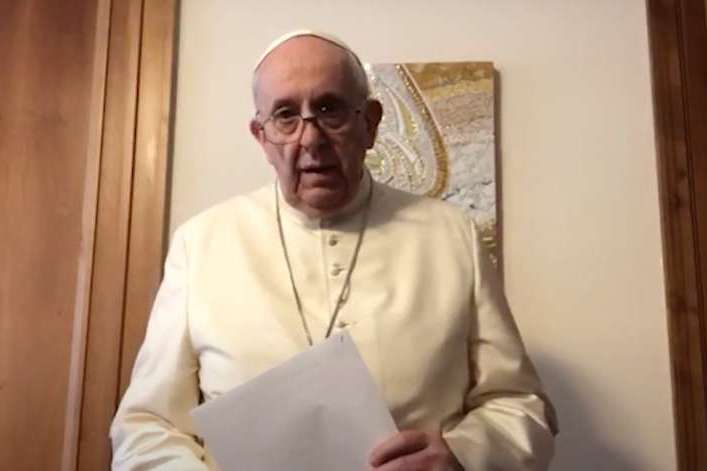 Pope Francis' video message to CELAM sent Jan. 24, 2021.