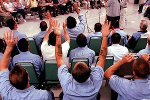 Ministering to those in prison is an important corporal work of mercy.
