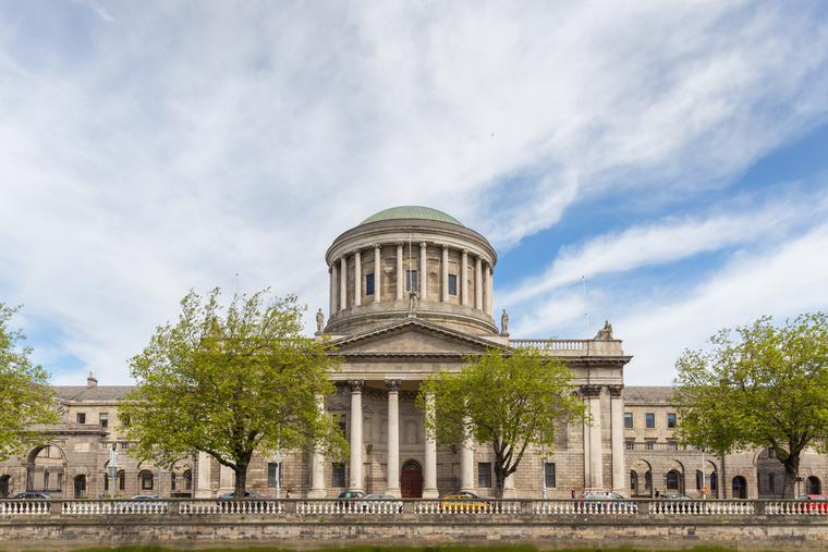 Four Courts In Dublin's city center.