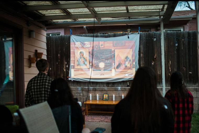 Socially distanced Fellowship of Catholic University Students events, including adoration, have been bringing college students together over the past year. This week a virtual FOCUS conference will bring more events, including faith-focused talks, to more people.