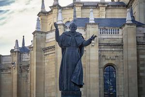 Pope St. John Paul II statue