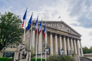 National Assembly in Paris, France.