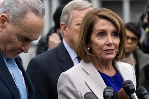 Speaker of the House Nancy Pelosi during a press conference in Washington, D.C. 2019. Speaker of the House Nancy Pelosi during a press conference in Washington, D.C. 2019.