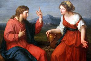 Angelica Kauffman, “Christ and the Samaritan Woman at the Well,” 1796