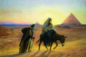 EUGÈNE GIRARDET, ‘THE FLIGHT INTO EGYPT,’ BEF. 1907