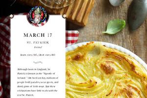A comforting meal honors St. Patrick.