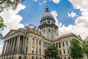 Illinois State Capital Building in Springfield.
