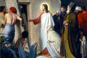Carl Bloch, “The Raising of Lazarus,” ca. 1875