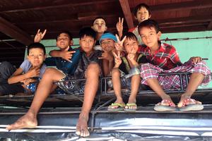 A group of young “e’er-do-wells” from Burma